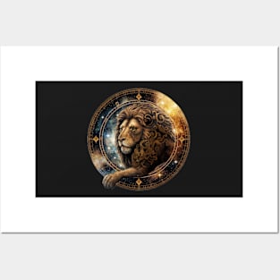 The Lion's Den, Leo Zodiac Sign Posters and Art